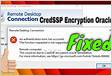 How to fix remote desktop error CredSSP Encryption Oracle Remediatio